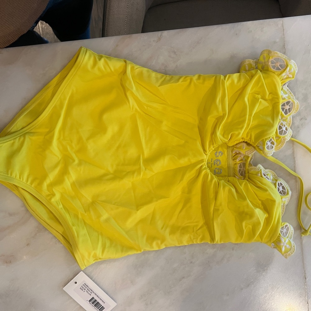 Sea New York Bright Yellow One-Piece Swimsuit
